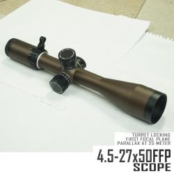Lunette de visée SKWoptics Compact 4.5-27x50 Anneau de 30mm Paiement en 3 ou 4 fois -