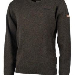 Pull en laine marron TREELAND