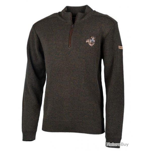 Pull col zipp sanglier TREELAND