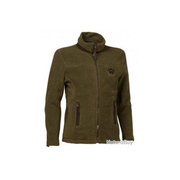 Blouson polaire enfant broderie sanglier PERCUSSION