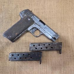 Pistolet ruby ww1 calibre 7.65 vendu avec 2 chargeurs petit prix