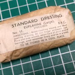 PANSEMENT ANGLAIS EUFLAVINE LARGE BPC CHARFORD MILLS WW2 39/45 (4)