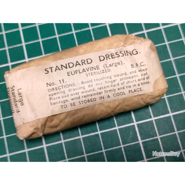 PANSEMENT ANGLAIS EUFLAVINE LARGE BPC CHARFORD MILLS WW2 39/45 (4)