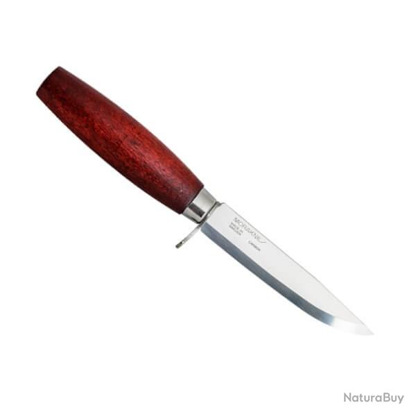MO13606 Couteau Mora classic n2F bouleau teint avec demi-garde