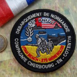 écusson 76 éme D-Day Utah Beach - Sainte-Mère-Église insigne tissu