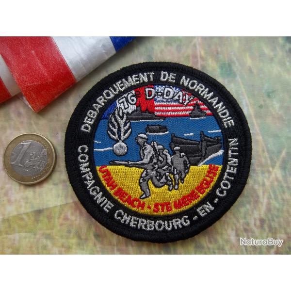 cusson 76 me D-Day Utah Beach - Sainte-Mre-glise insigne tissu