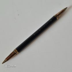 Stylo publicitaire des années 50-60, groupe ancienne assurance, avec 2 couleurs