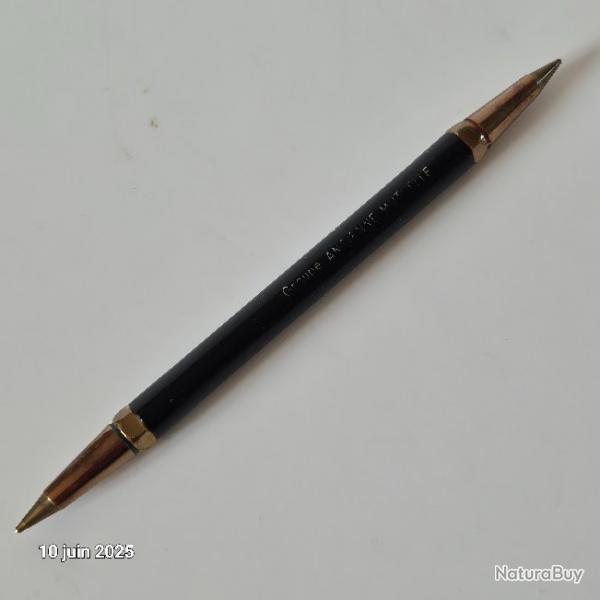 Stylo publicitaire des annes 50-60, groupe ancienne assurance, avec 2 couleurs