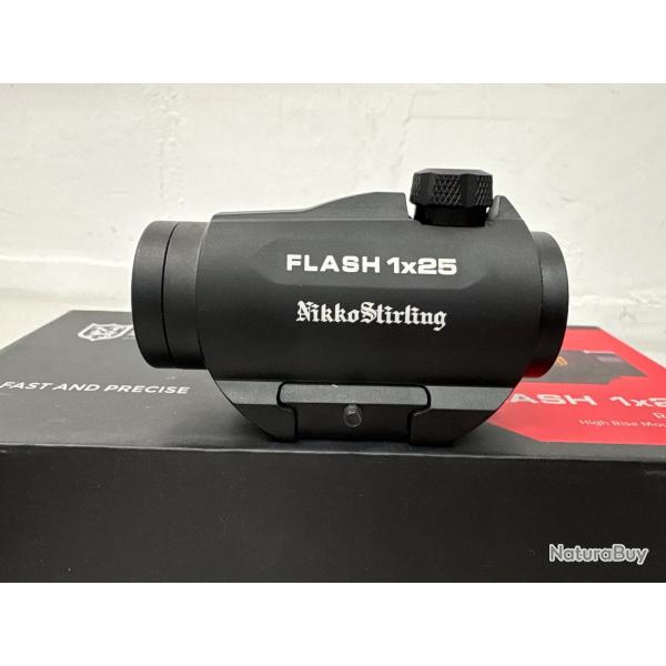 !! NEUF !! POINT ROUGE NIKKOSTIRLING RED DOT FLASH 1x25 RED DOT