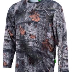 Tee-shirt manches longues camo forest Treeland XXL