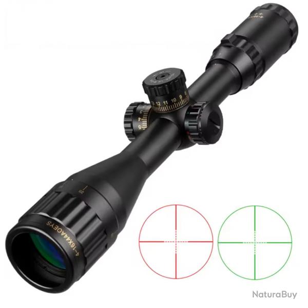PROMO.....Lunette de Vise BSA 4-16x44  tactique vue optique vert rouge 11 ou 20 mm au choix