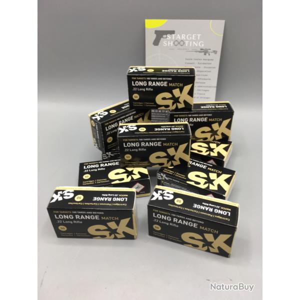 500 Munitions 22Lr S.K Long Range Match (10 boites)
