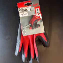 PROMO ! GANTS LATEX ROUGE TAILLE 8