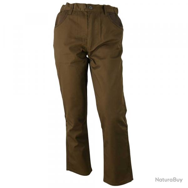 Pantalon Ouverture dperlant homme polyester coton marron 38  60