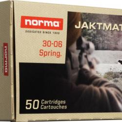 Munitions NORMA 223 REM 3.6G 55gr FMJ JAKTMATCH x10 boîtes