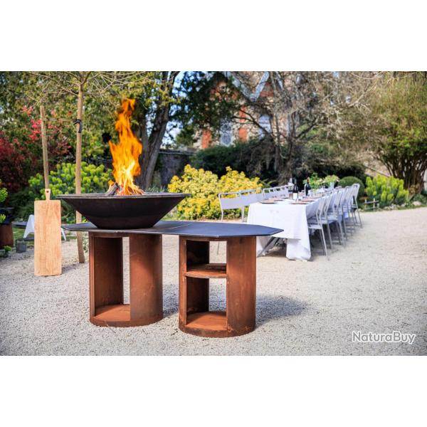 Spcial Game fair ! Pack Complet Brasero plancha  bois Random Fire Ball 100 cm et accessoires