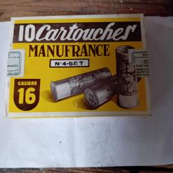 Boîte de 10 cartouches anciennes MF CAL 16Jamais ouverte