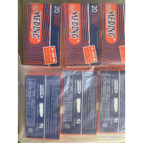 BALLES 7X57R 140 GRAINS 9.0GR