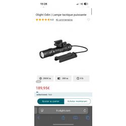 Olight Odin| lampe tactique puissante