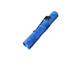 Petite lampe de poche - LED - 300 Lumens - Bleu