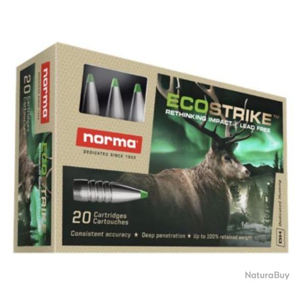 NORMA Balles de chasse Ecostrike - par boite de 20  9,3 x 74 R   225Gr