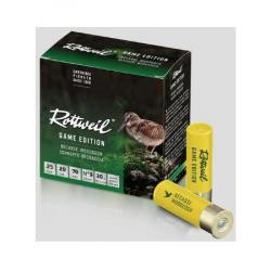 ROTTWEIL Cartouches de chasse Game edition bécasse - par boite de 25  20  / 70  30g