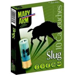MARY ARM Cartouches de chasse Slug - par boite de 10  12  / 67  28g