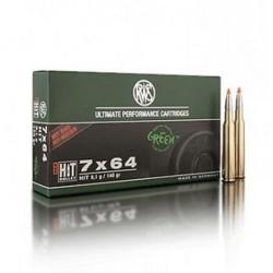 RWS Balles de chasse Hit - par boite de 20  7 x 64   150Gr
