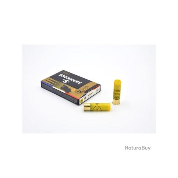 PREVOT Cartouches de chasse Brenneke s - par boite de 10  20  / 70  17g