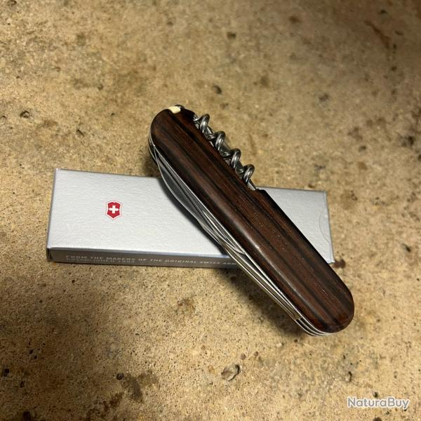 Couteau Suisse Victorinox Spartan En Ebne De Macassar