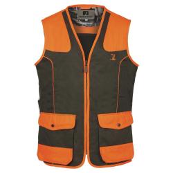 Gilet enfant haute visibilité polyester coton orange 6 à 16 ans