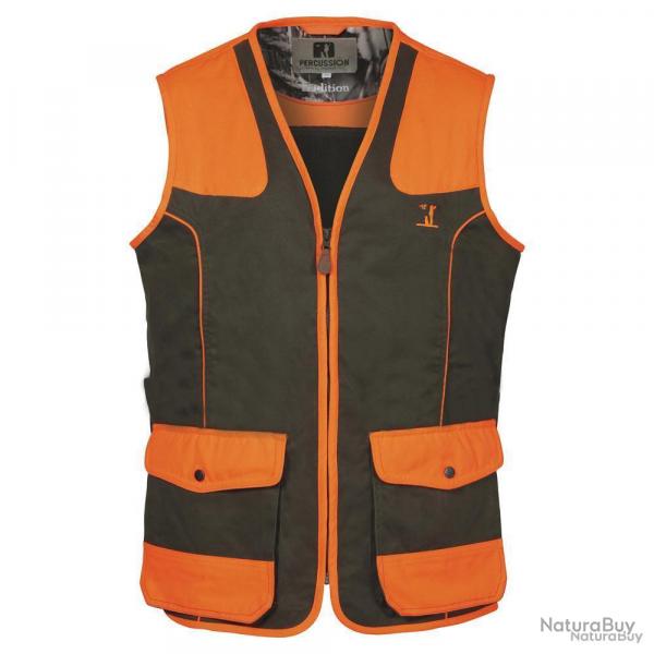 Gilet enfant haute visibilit polyester coton orange  16
