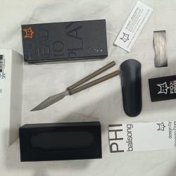 Balisong FX-570TID - Fox Phi Damascus Reference - FX-570TID