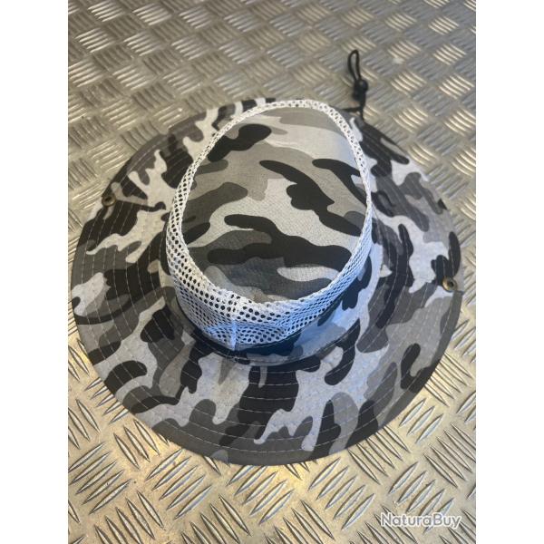 chapeau camouflage protection solaire maille respirante pche chasse randonne jungle camping