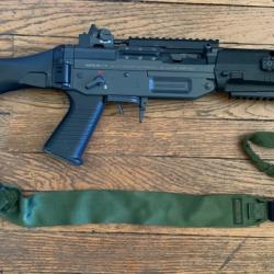 Réplique airsoft SIG-552 avec optique 552 et AN/PAQ-4C commando marine