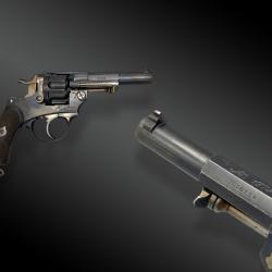Revolver Réglementaire Modèle 1874 pour officiers. France année de fabrication 1876