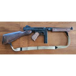 Thompson idéal reconstitution - Bois original WW2 - Corps repro inerte
