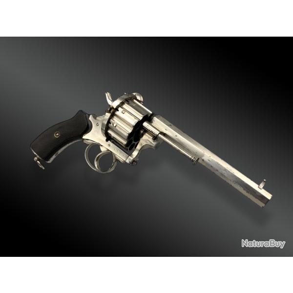 Revolver  10 coups, systme Lefaucheux Belgique, vers 1865
