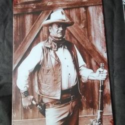 PLAQUE décorative western JOHN WAYNE ll