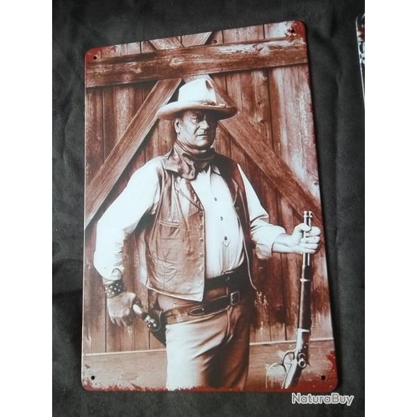 PLAQUE dcorative western JOHN WAYNE ll