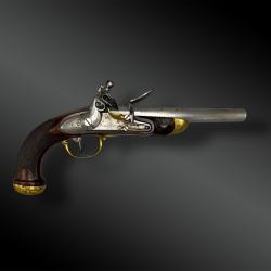 PISTOLET d'officier modèle 1816 - France - XIXème siècle