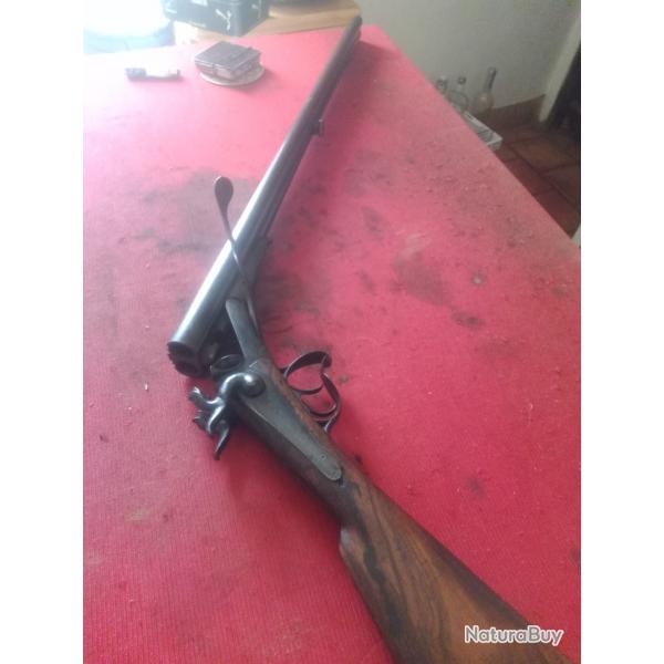 Fusil a broche type lefaucheux cal 12