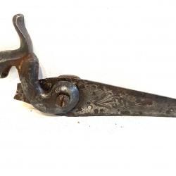 Ancienne platine pour fusil ancien