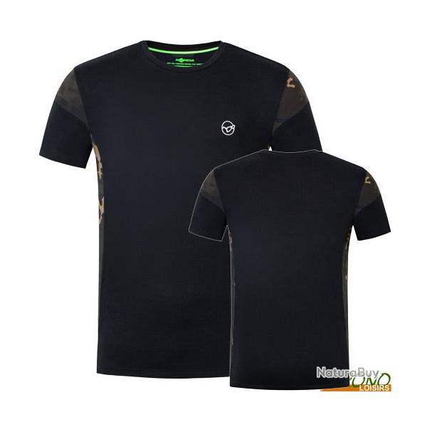 T-Shirt Korda Cut Tee Black/Camo XXL