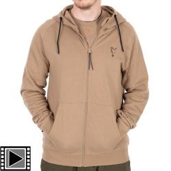 Sweat Fox Collection Lw Zip Hoody Tan Ltd XXL