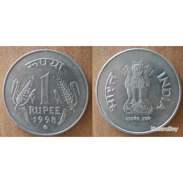 Inde 1 Roupie 1998 Piece Neuve Roupies Rupees Rupee