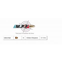 Ogives MPF cuivrées 32 RN 94 Gr TMJE Ø 314" / 1000