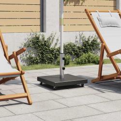 Socle de parasol Granite 30 kg Carré Noir