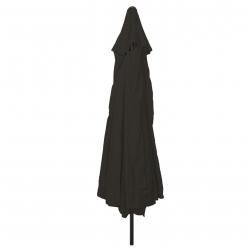 Parasol de jardinø395x245 cm Noir