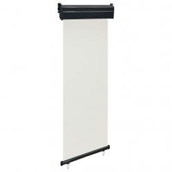 Auvent latéral de balcon 65x250 cm Crème